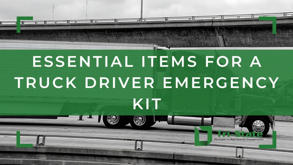 Essential Items for a Truck Driver Emergency Kit