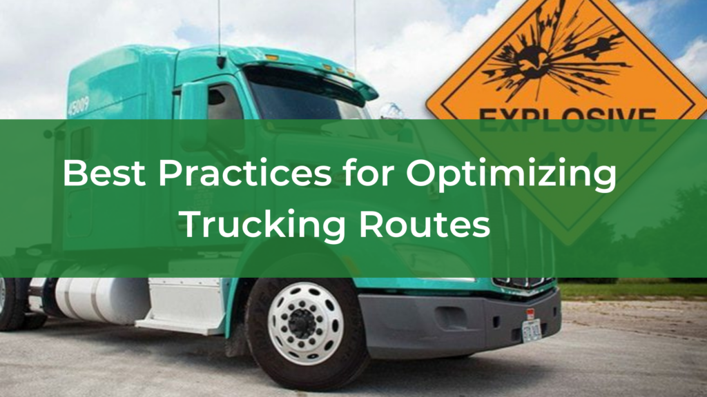 blue truck- optimizing trucking routes