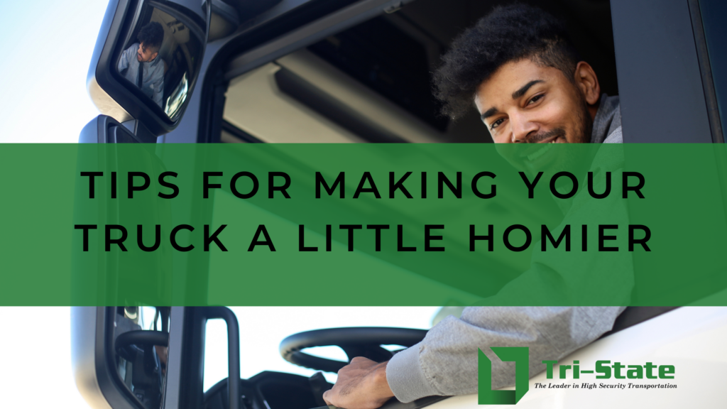 Tips for Making Your Truck a Little Homier