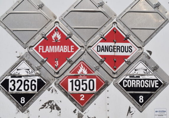 Trucking symbols representing qualifications that driver's need.